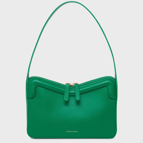 Women's Mansur Gavriel M Frame Baguette Baguette Bag Green | AU 2871NP